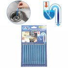 Палочки Sani 12 шт.компл., практичные палочки для очистки канализационных труб и ванн
