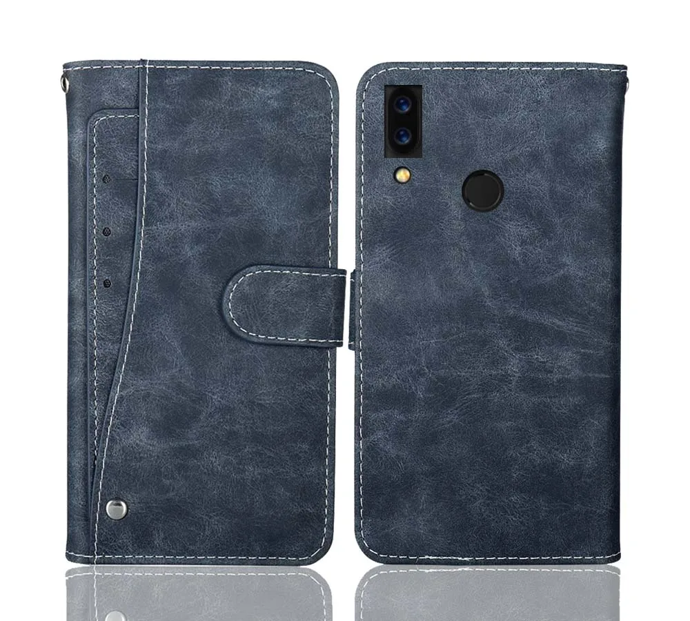 new design umidigi power case luxury wallet vintage flip pu leather case phone cover for umidigi power with card slots free global shipping