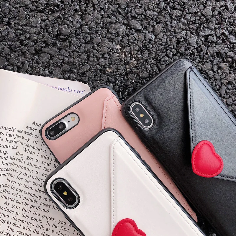 Для Samsung S10e Note 9 симпатичный кошелек с сердечками из искусственной кожи для