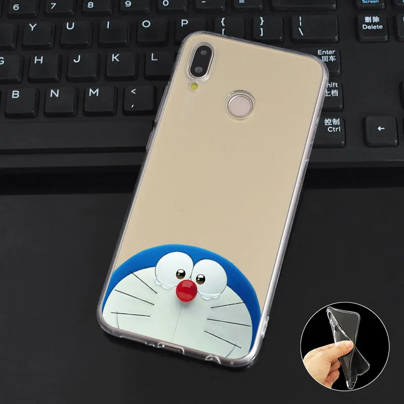 DREAMFOX L039 Fashion Cute Doraemon Soft TPU Silicone Case Cover For Huawei Honor 6A 6C 7X 9 10 P20 P30 Lite Pro P Smart 2019 |