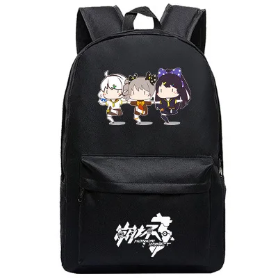 3 Honkai Impact 3 Печать Backapck Kiana caslana Косплей сумки холщовые школьные сумки для девочек-подростков дорожные сумки через плечо - Цвет: 3