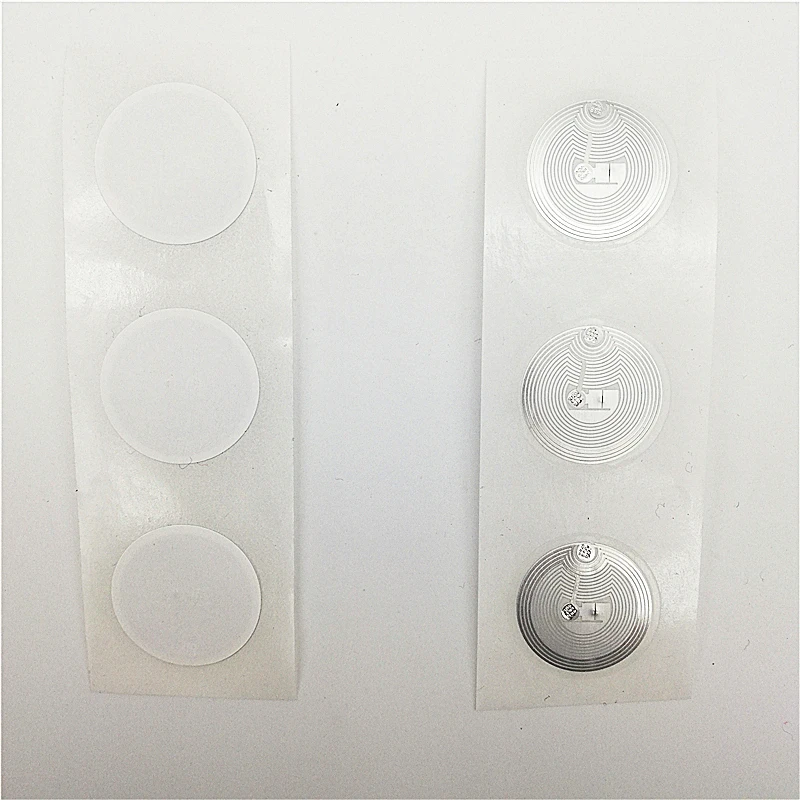 10Pcs/lot 13.56mhz UID changeable S50 1K NFC Sticker Card Anti-metal Laber tag Rewritable Sector 0 Block Access Copy | Безопасность и