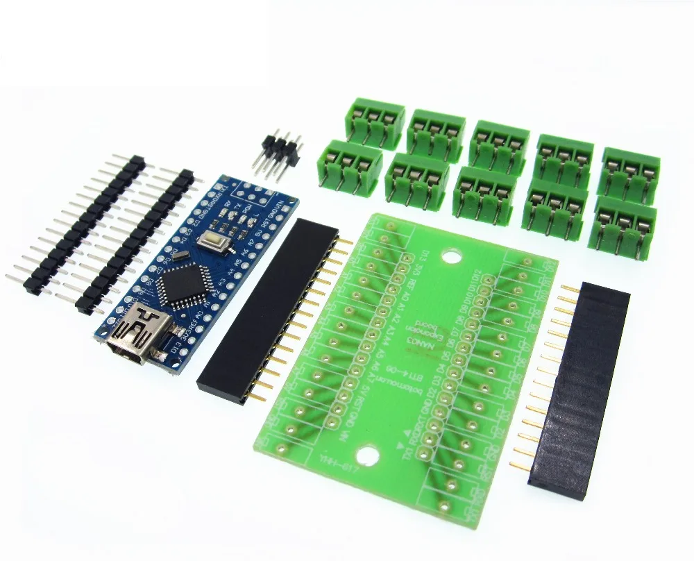 

NANO 3.0 controller Terminal Adapter + DIY NANO IO Shield V1.0 simple expansion board kit