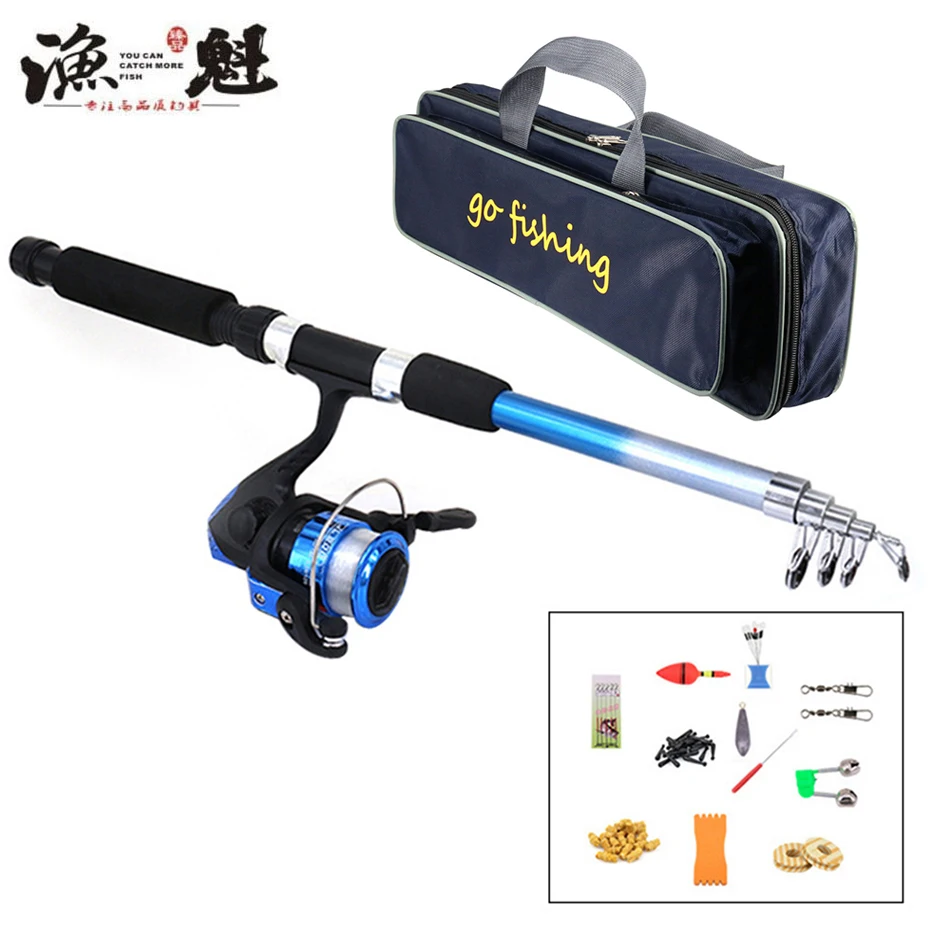 Рыболовная катушка YUKUI полный комплект телескопическая удочка 1 8 м спиннинговая