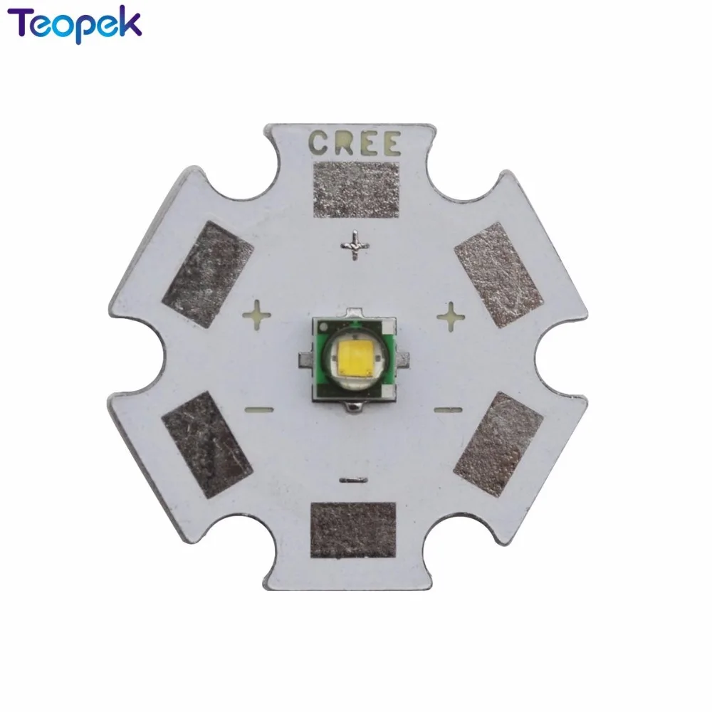 10 шт. светодиодный эмиттер Cree XP E XPE R3 Q3 1 Вт 3 светильник зеленый теплый белый