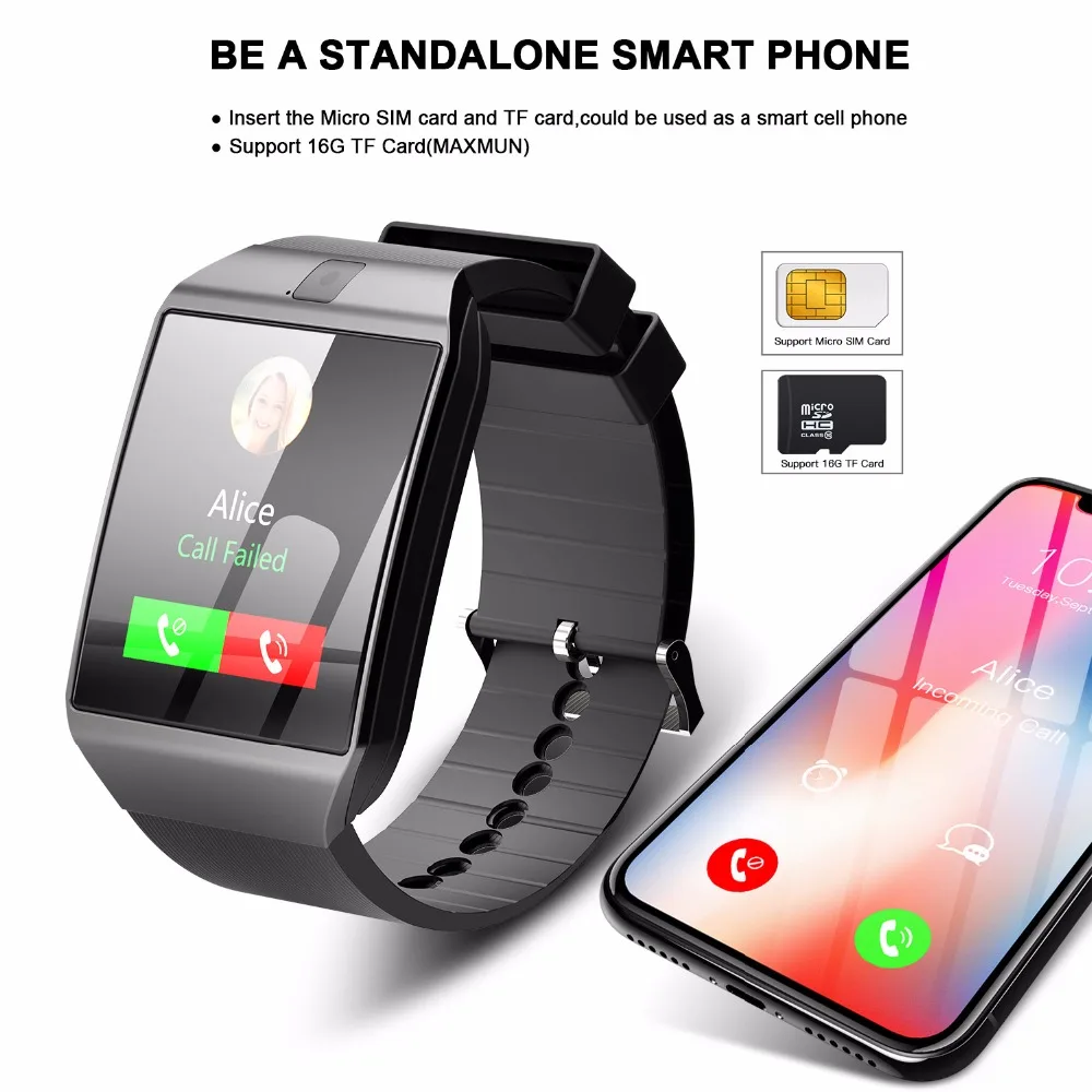 Умные часы Cawono G12 с Bluetooth умные камерой TF SIM карта для iPhone Samsung HTC LG HUAWEI Android