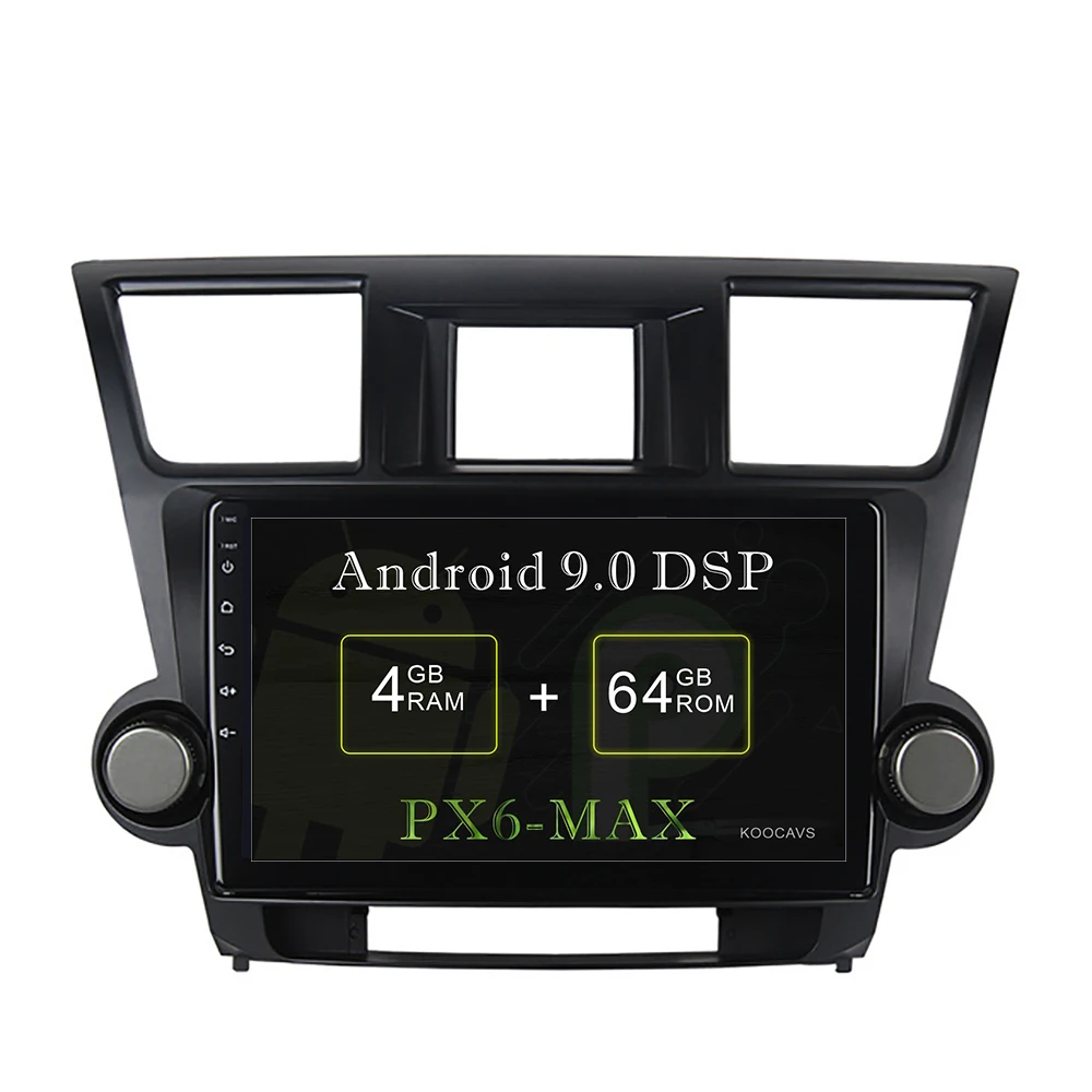 Автомобильный мультимедийный плеер KOOCAVS на Android 10 2 с IPS экраном 9 0 дюйма GPS 4 Гб ОЗУ