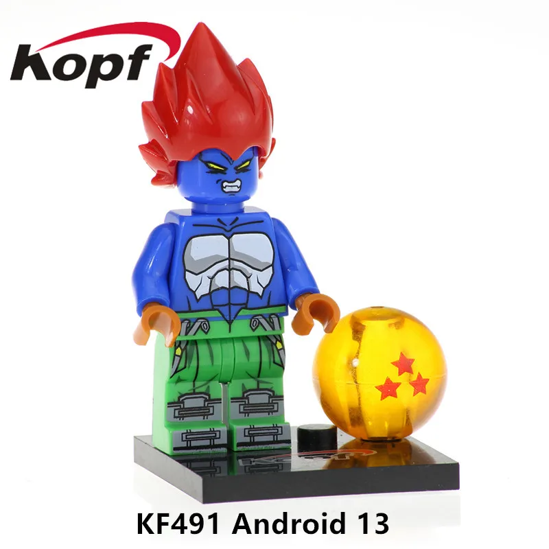 KF491 Without Box KF6045 строительные блоки Dragon Ball Сон Гохан шорты Janemba Вегета кирпичи фигурки детей обучающие игрушки - Цвет: KF491 Without Box