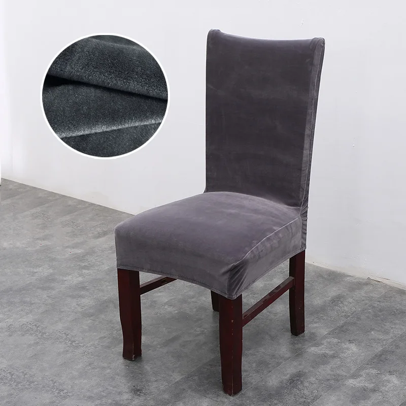 Бархатные ткани спандекс эластичные чехлы на кресла Slipcover Arm накидка для сиденья съемные стрейч чехлы для стульев для столовой 1 шт