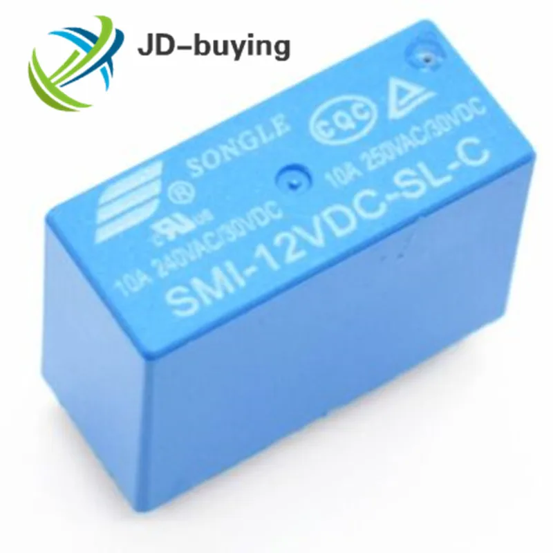 100 шт. Мощность реле SMI 05VDC SL C 12VDC 24VDC 5 В 12 24 10A 5PIN реле|Реле| |