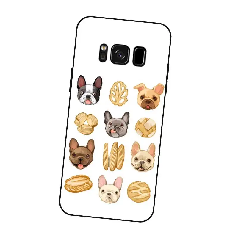 N384 Шарпей Черный силиконовый чехол Обложка для samsung Galaxy S5 S6 S7 S8 S9 S10 5G S10E S11 S11E Lite Edge