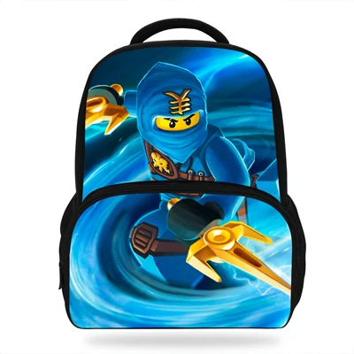 7E616 14 дюймов популярный детский мультяшный Ninjago рюкзак для девочек школьная сумка для мальчиков кунг-фу сумка для детей книжные сумки для подростков - Цвет: 7E616