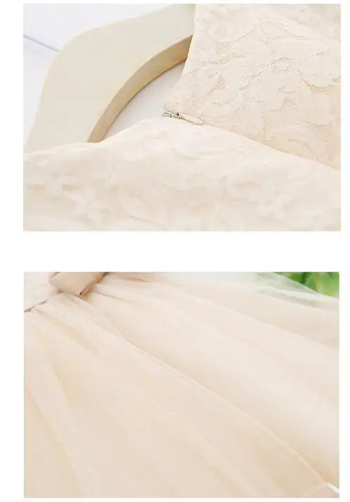 Девушки Принцесса Вечерние платья 2017 сезон: весна–лето кружевное платье с