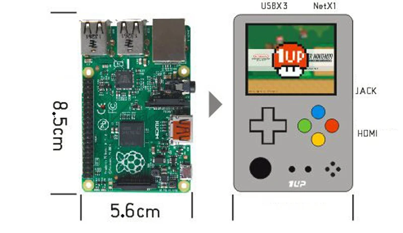 Карманный мини аркадная игра 2 дюймов HD IPS ЖК дисплей Raspberry Pi 3 консоли ручка