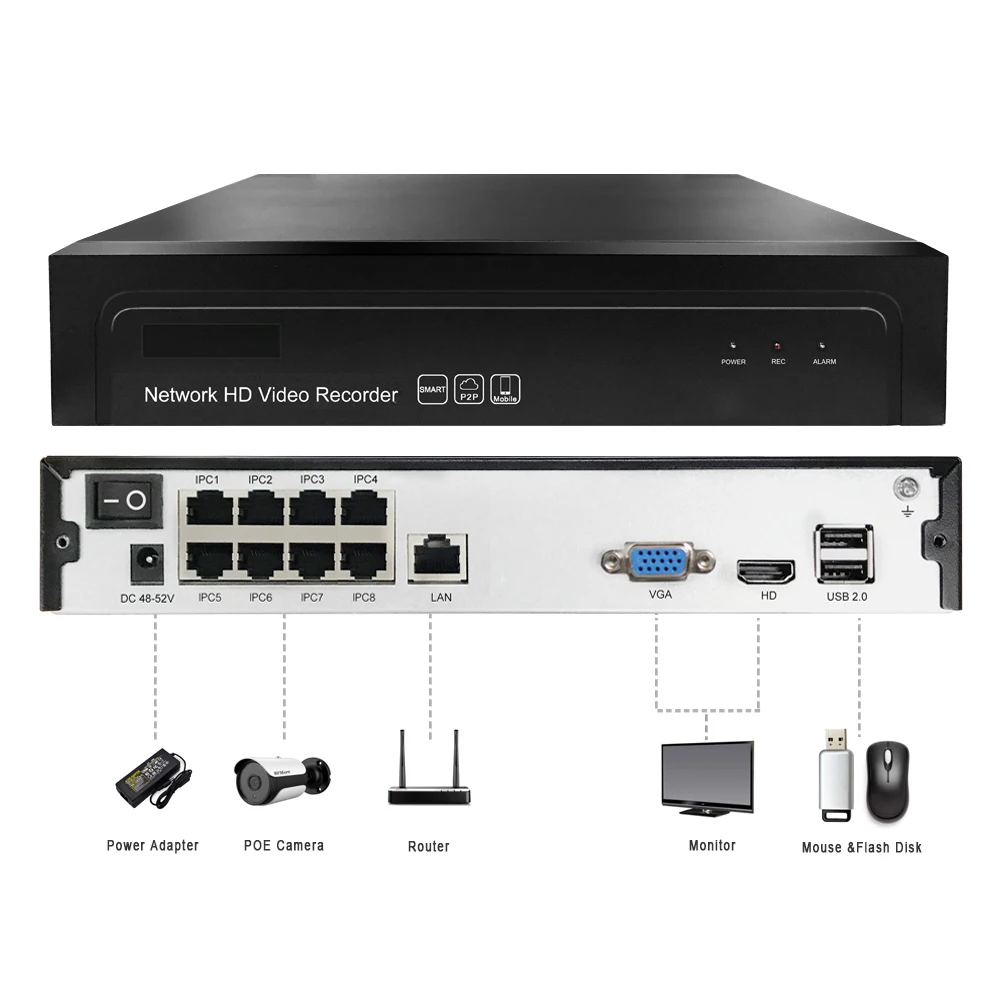BFMore 4ch 5.0MP 4.0MP POE Комплект H.265 + Системы CCTV 8ch NVR IP Камера Открытый ИК Ночное видение