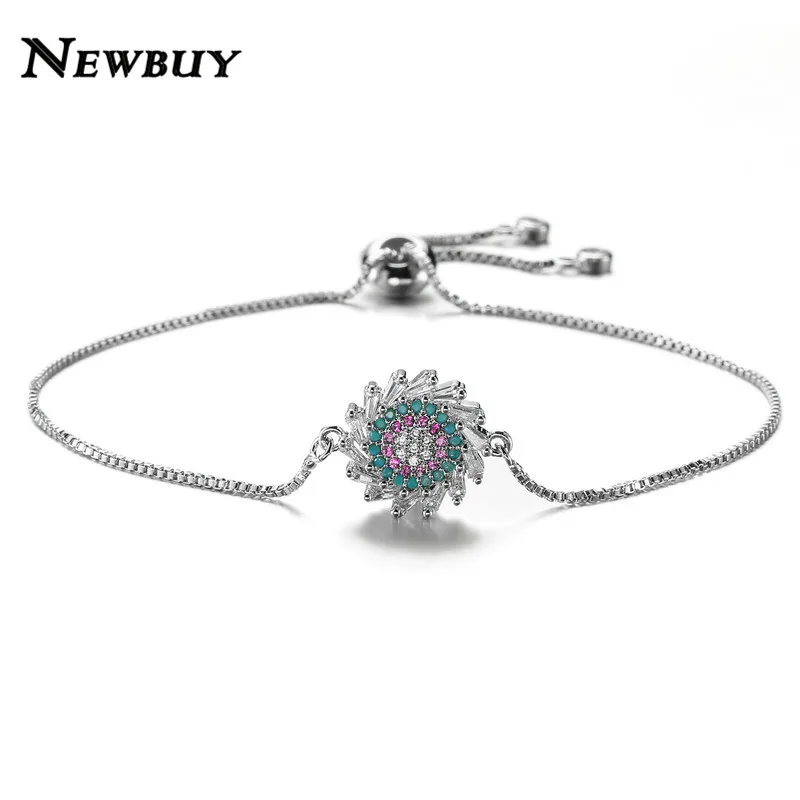 NEWBUY Модные женские ювелирные изделия из кубического циркония роскошный