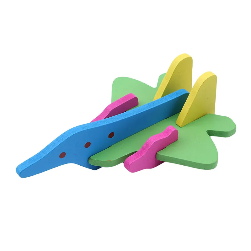 4 шт./компл. 3D игрушка головоломка ручной самолет Модель для сборки DIY Дети