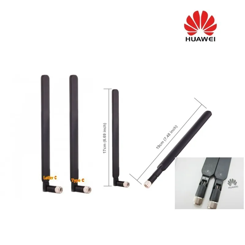 Черная антенна 5dbi 4G LTE 100% huawei b593 B890 B315 B310 B880 с разъемом sma буквой C|huawei lte b315|b315 huaweihuawei
