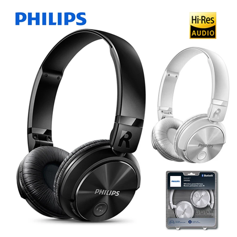 Philips SHB3060 Беспроводной Bluetooth гарнитура складная конструкция литий Батарея