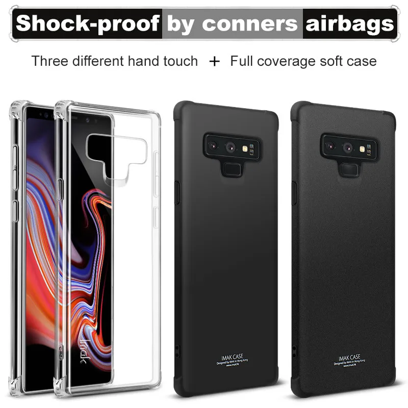 IMAK Для Samsung Galaxy Note 9 ТПУ чехол для S9 Plus с анти взрывом мягкая защита подушка