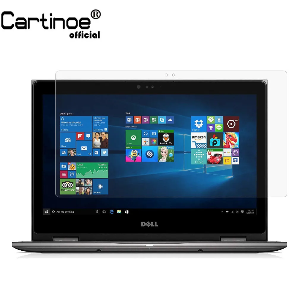 Cartinoe 13,3 дюймов Защитная плёнка для экрана ноутбука для Dell Inspiron 13 5379 I5378 I5368 7369 Hd Кристальный экран фильтр Защитная пленка, 2 шт