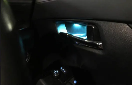 ice blue XGR светодиодная дверная ручка освещение внутренняя чаша лампа для chr Автомобильный декоративный светильник для c-hr ch-r - Испускаемый цвет: ice blue