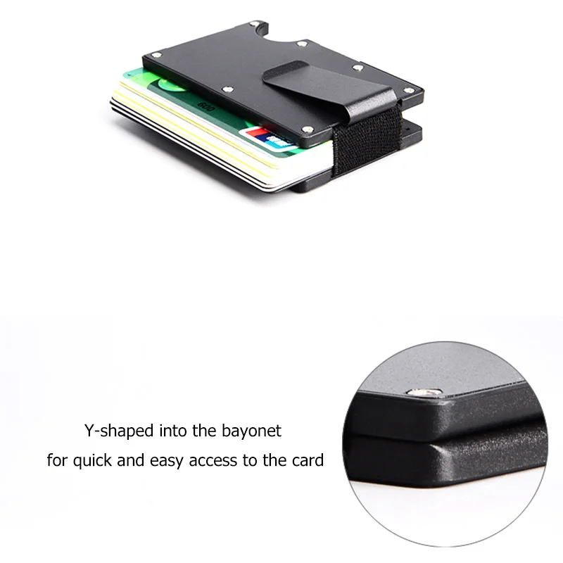 

EDC Aviation aluminum Metal Wallet Clips Card Bag Gadget Outdoor Camping Survival Equipment Gear Tourism Portable Multi Tools