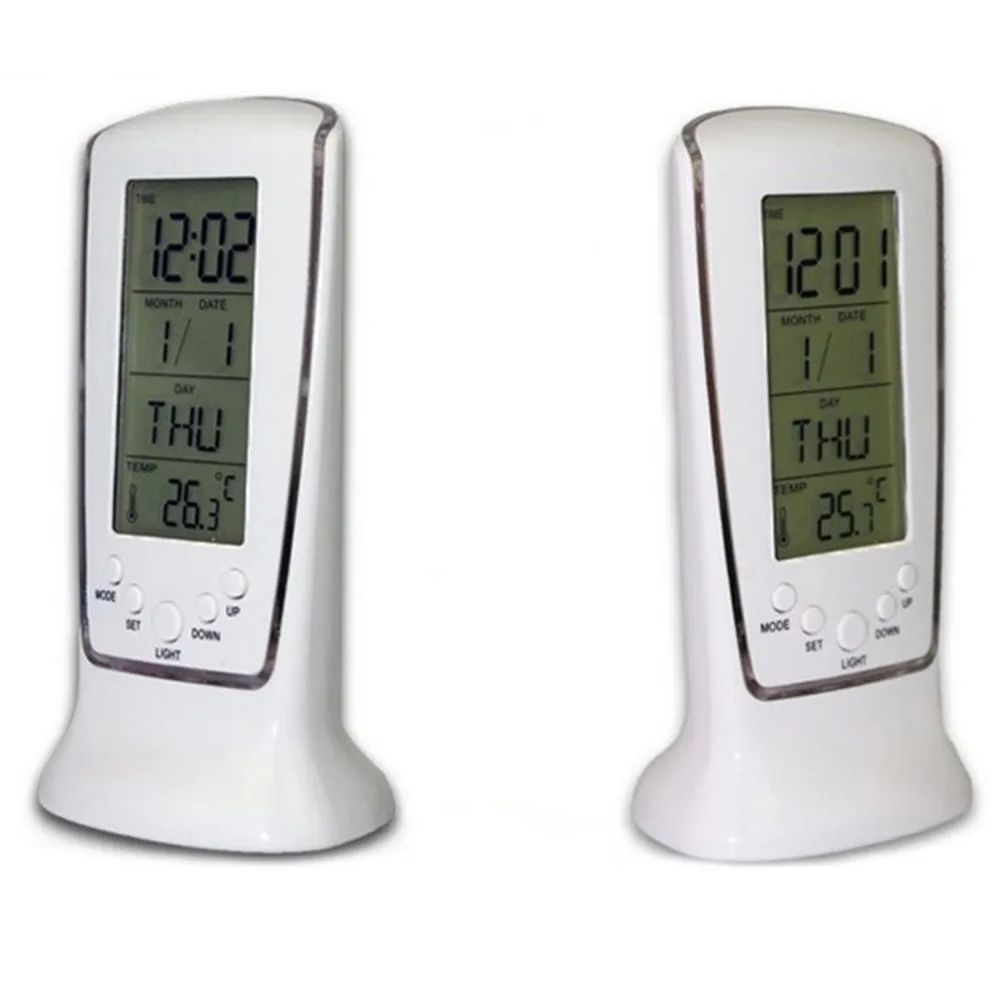 Brand new LED Digital Home Alarm Clock Multi Functional Calendar Thermometer Display with Backlight |