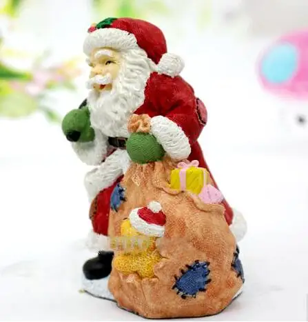 Рождественская 3d сумка Санта Клауса Медведь силиконовая форма для свечей мыло