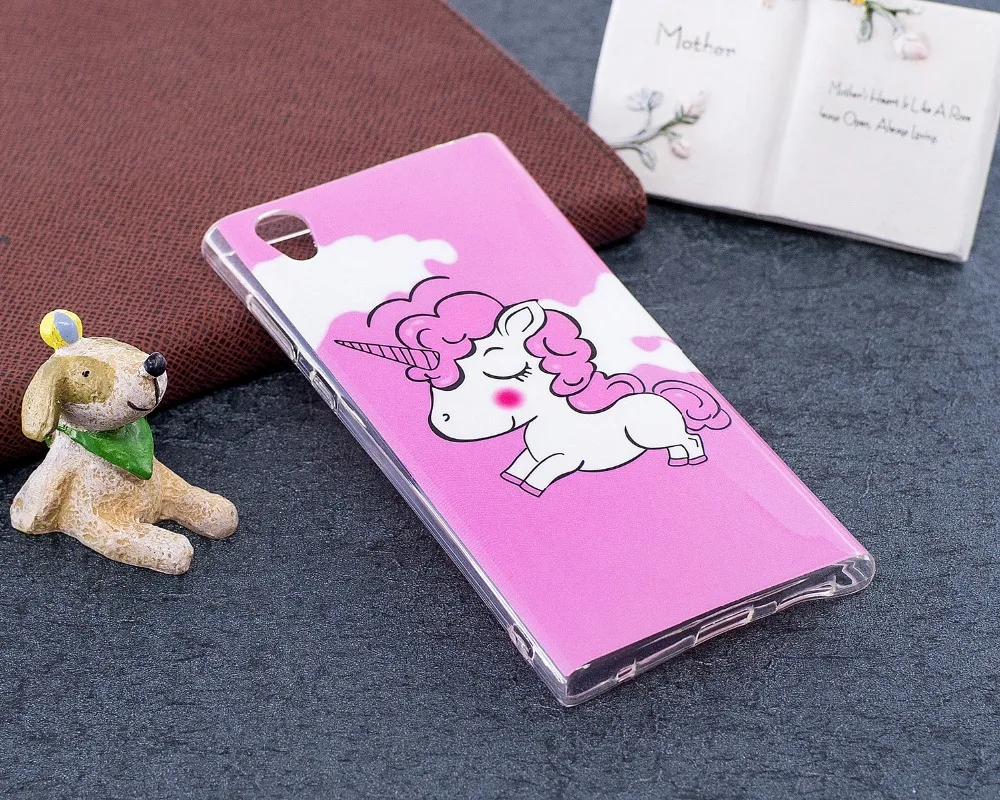 Светящийся чехол из ТПУ для Sony Xperia L1 L 1 G3312 G3311 силиконовый чехол|Чехлы-книжки| |
