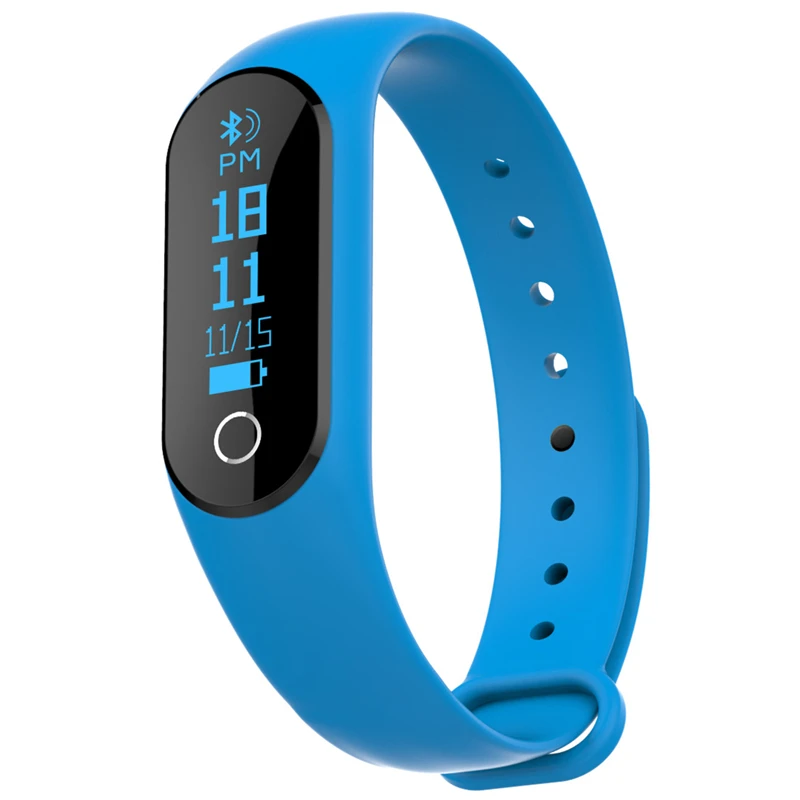 Смарт браслет с OLED экраном 0 86 дюйма Bluetooth пульсометром фитнес трекером|wristband fitness