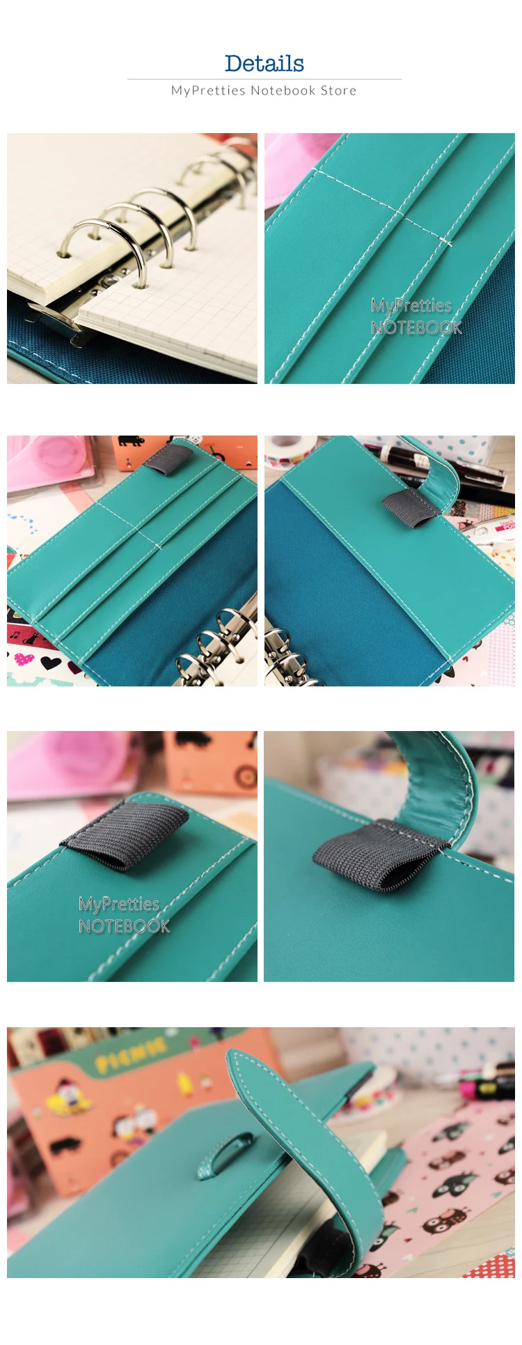 MyPretties Сладкий 6 связующего отверстия Организатор a5 a6 тетрадь Macaron DIY планировщик повестки дня журнал-дневник канцелярские принадлежности