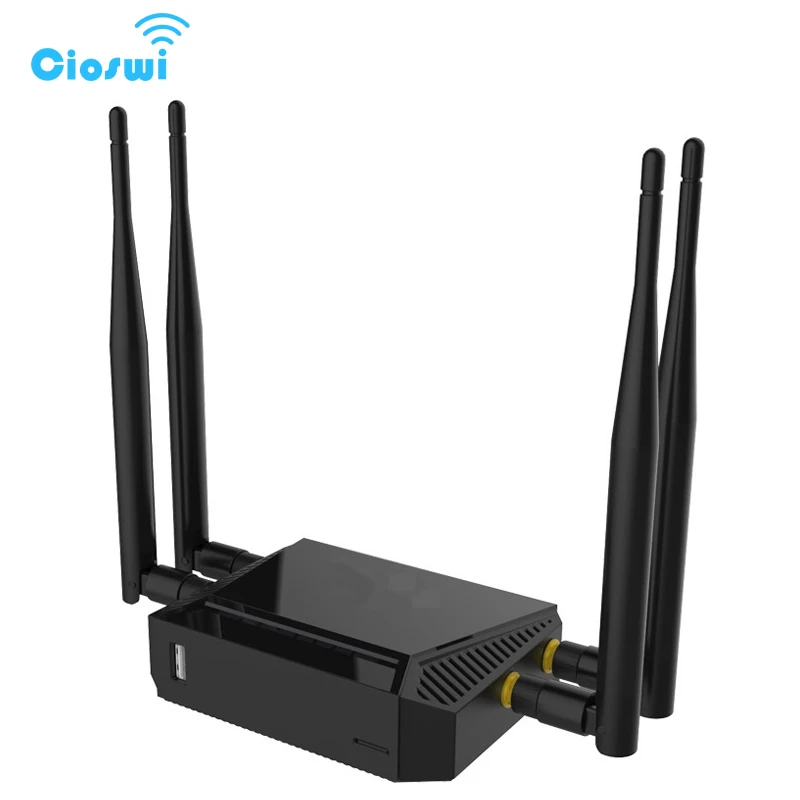 Cio 3g 4G Wi-Fi роутер модем с sim картой слот Поддержка сетевой карты 1200Мбитс