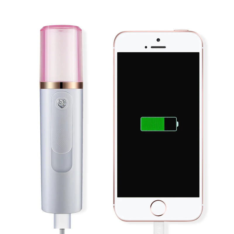 USB портативный нано распылитель тумана спа машина небулайзер для лица увлажнение