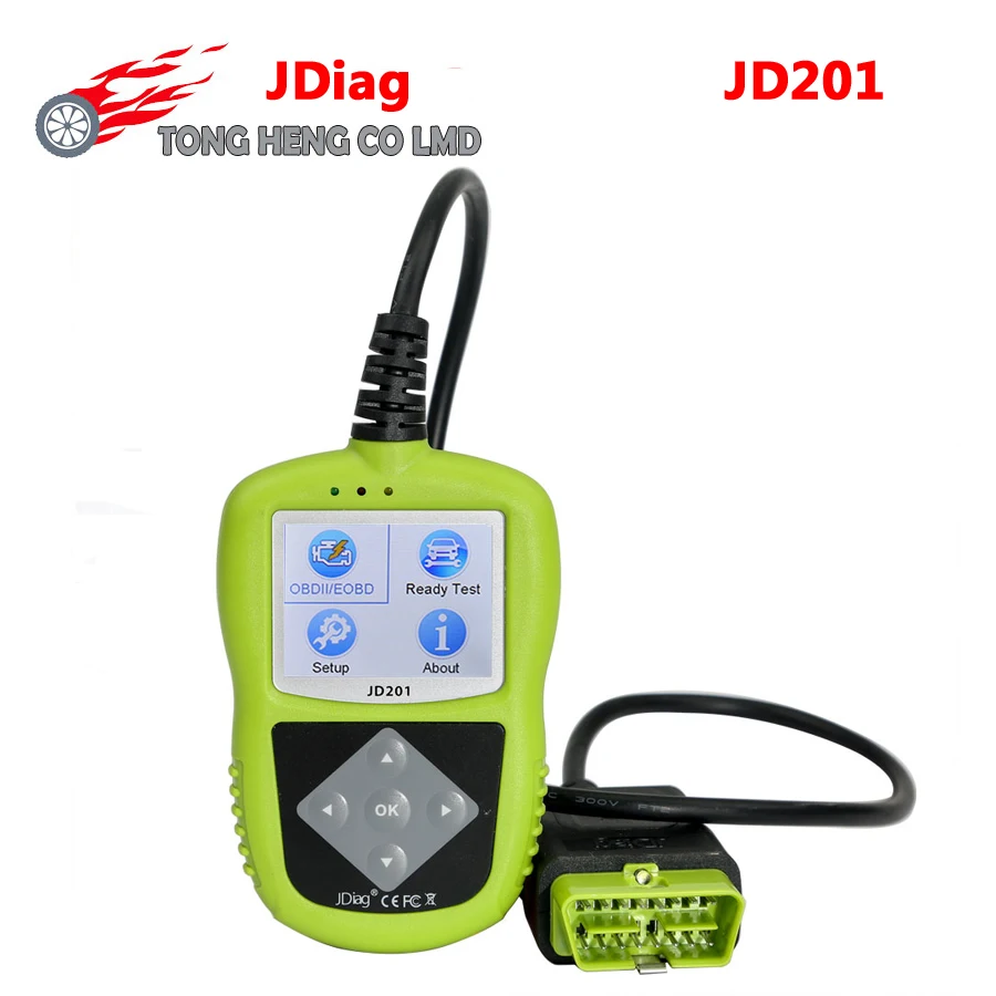JDiag JD201 читатель кода JD-201 Creader с Цвет Экран для OBDII/EOBD/может | Отзывы и видеообзор