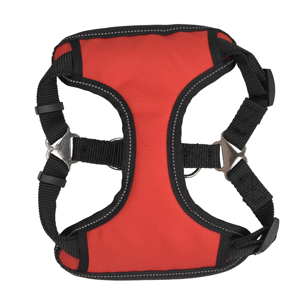 Adjustable Reflective Dog Harness Vest Breathable Mesh Fabric Padded No Pull for Small Medium Large Dogs | Дом и сад