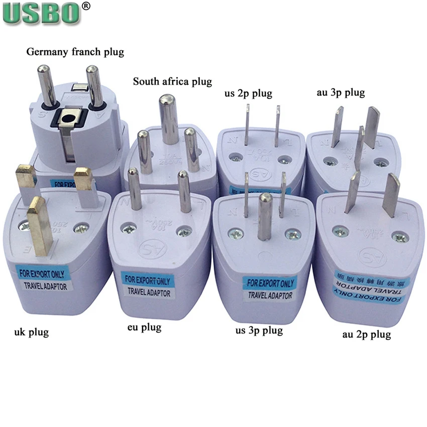 2 шт. универсальный адаптер переменного тока для розеток|plug size|plug adapter converteradapter pin