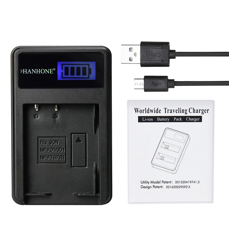 1 шт. NP-FD1 NP-BD1 BD1 FD1 LCD зарядное устройство для Sony Cybershot DSC-T2 DSC-T70 DSC-T75 DSC-T77 T300 T500 T700 T900