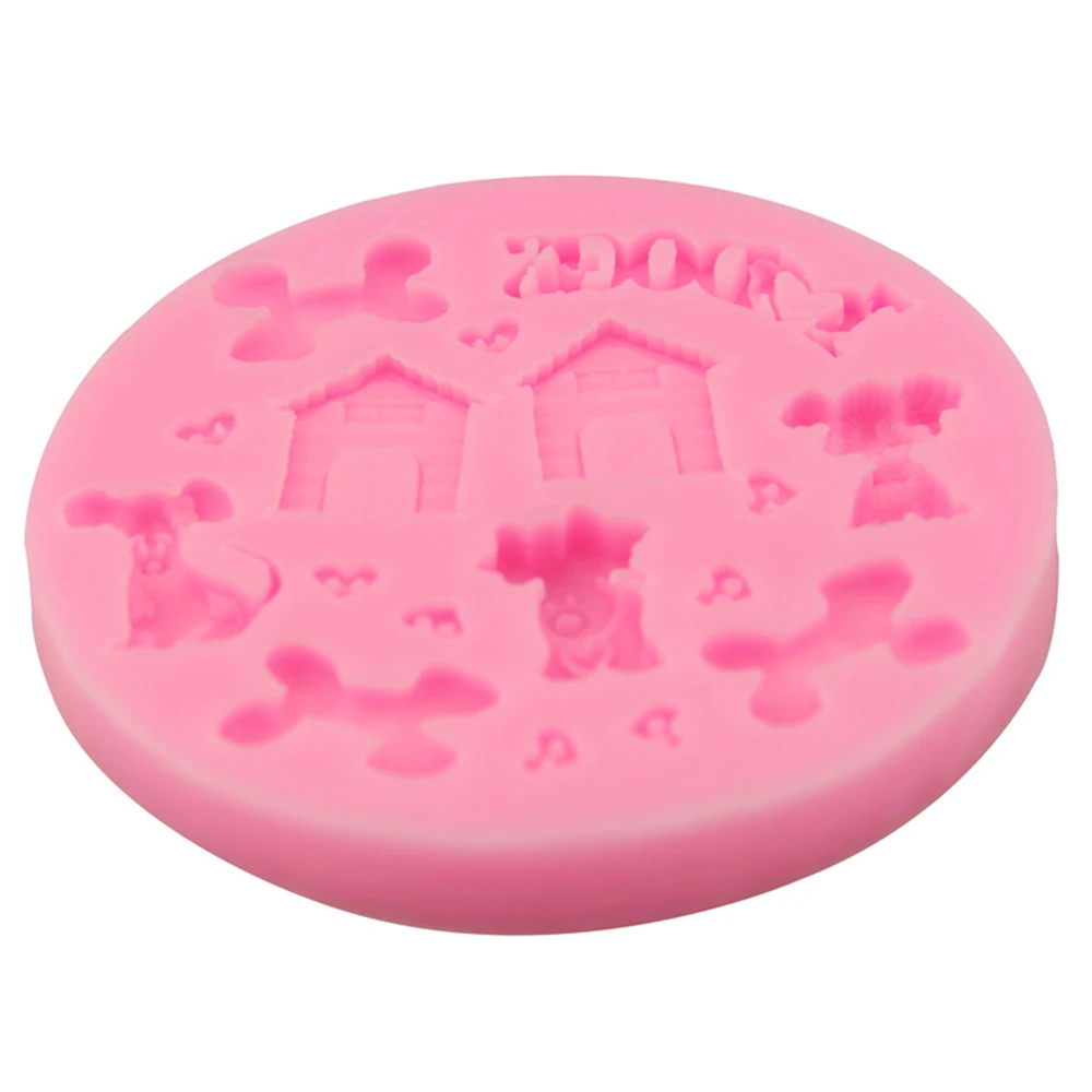 Кости для собак силиконовые формы украшения торта Fondant (сахарная) Сахар Форма