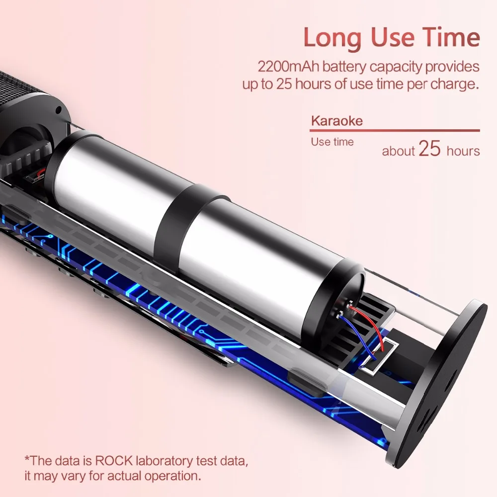 ROCK Караоке ручной микрофон профессиональный конденсатор для смартфона 3 5 мм
