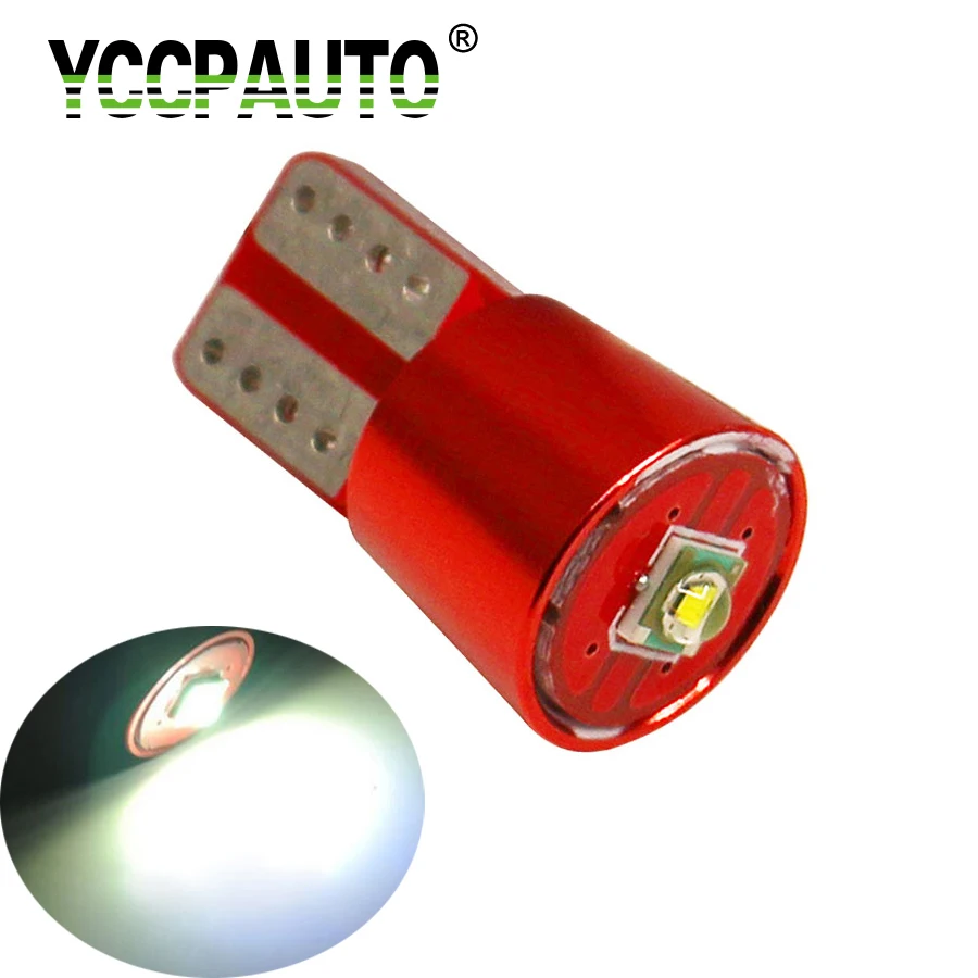 

YCCPAUTO T10 Led Light 194 W5W White 4014 Cree LED Chip Clearance Auto Lights Lamp Auto Wedge Marker Lights Bulb 1PCS