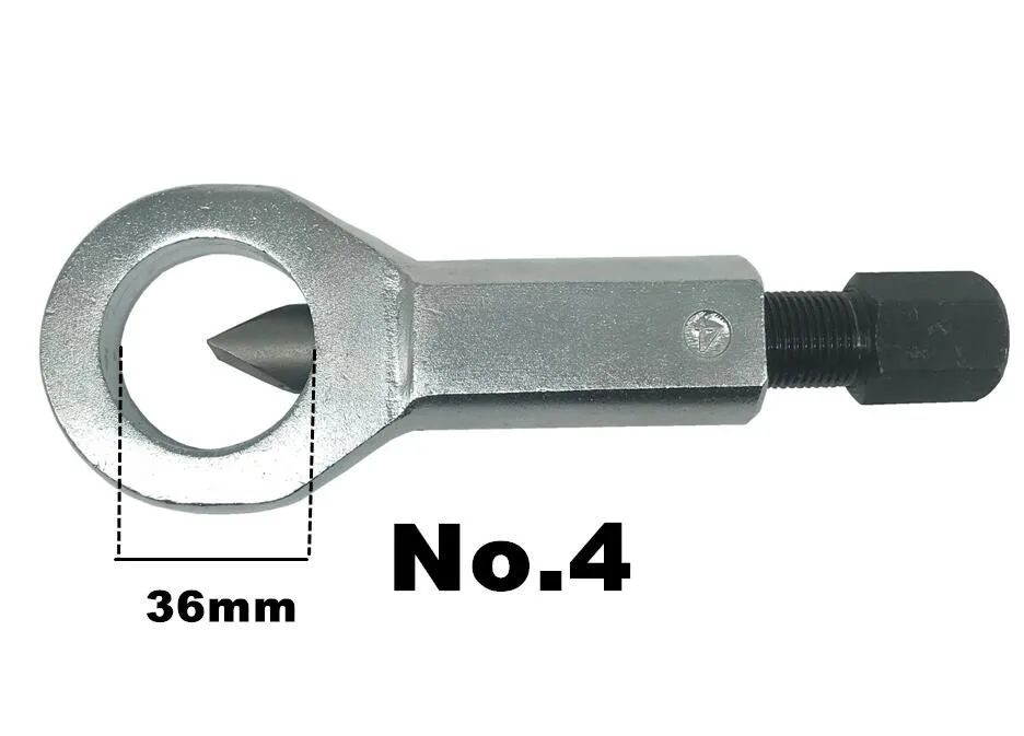 No.4 36mm Milda 4 вида гайка разветвитель крекер 9-36 мм сверхмощный гайка набор сплиттеров сломанные поврежденные винтовые гайки удалитель инструменты для разделения - Цвет: No.4 36mm