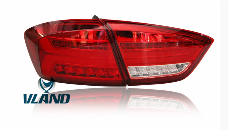 Vland factory для cruze задний светильник Led A5 стиль поворотник движущийся светильник задний фонарь с DRL+ Реверс+ тормоз подключи и играй