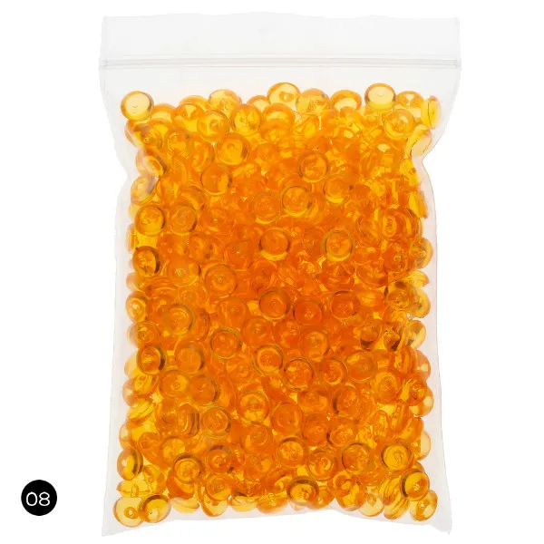 Orange 7 мм плоские бусины клейкие Аксессуары шарики Рыбная чаша шарик для слизи Fller рыба украшение для аквариума Дети DIY Искусство ремесло поставки - Цвет: Orange