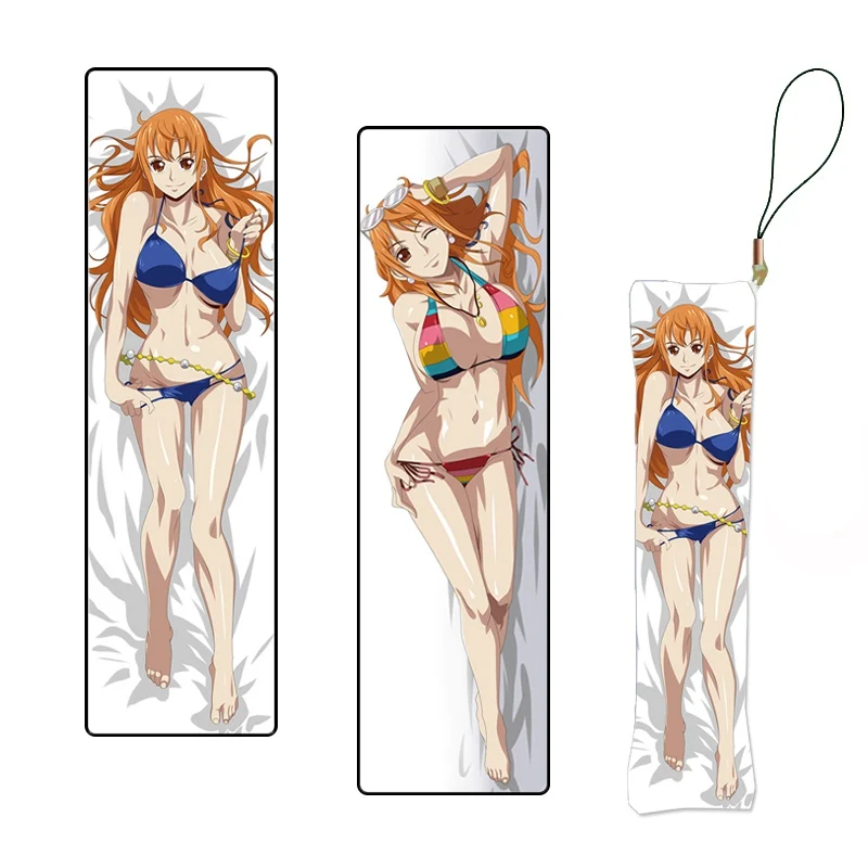 Одна штука Nami Горячая Мини Подушка Dakimakura висячий орнамент двухсторонняя печать