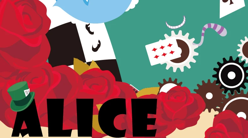 Alice in часы «Алиса в стране чудес» кошачий Зонт трехскладной неавтоматический Зонт Мультфильм ветрозащитный складной зонт от солнца дождь