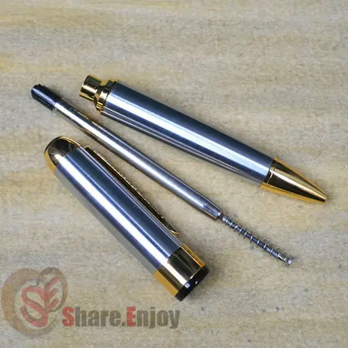 Шариковая ручка JINHAO 250 Серебристая и Золотая | Канцтовары для офиса дома