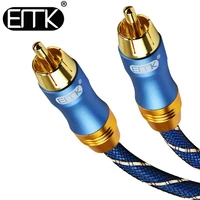 emk digital spdif coaxial audio cable premium stereo audio rca to rca male coaxial cable speaker hifi subwoofer cable av tv