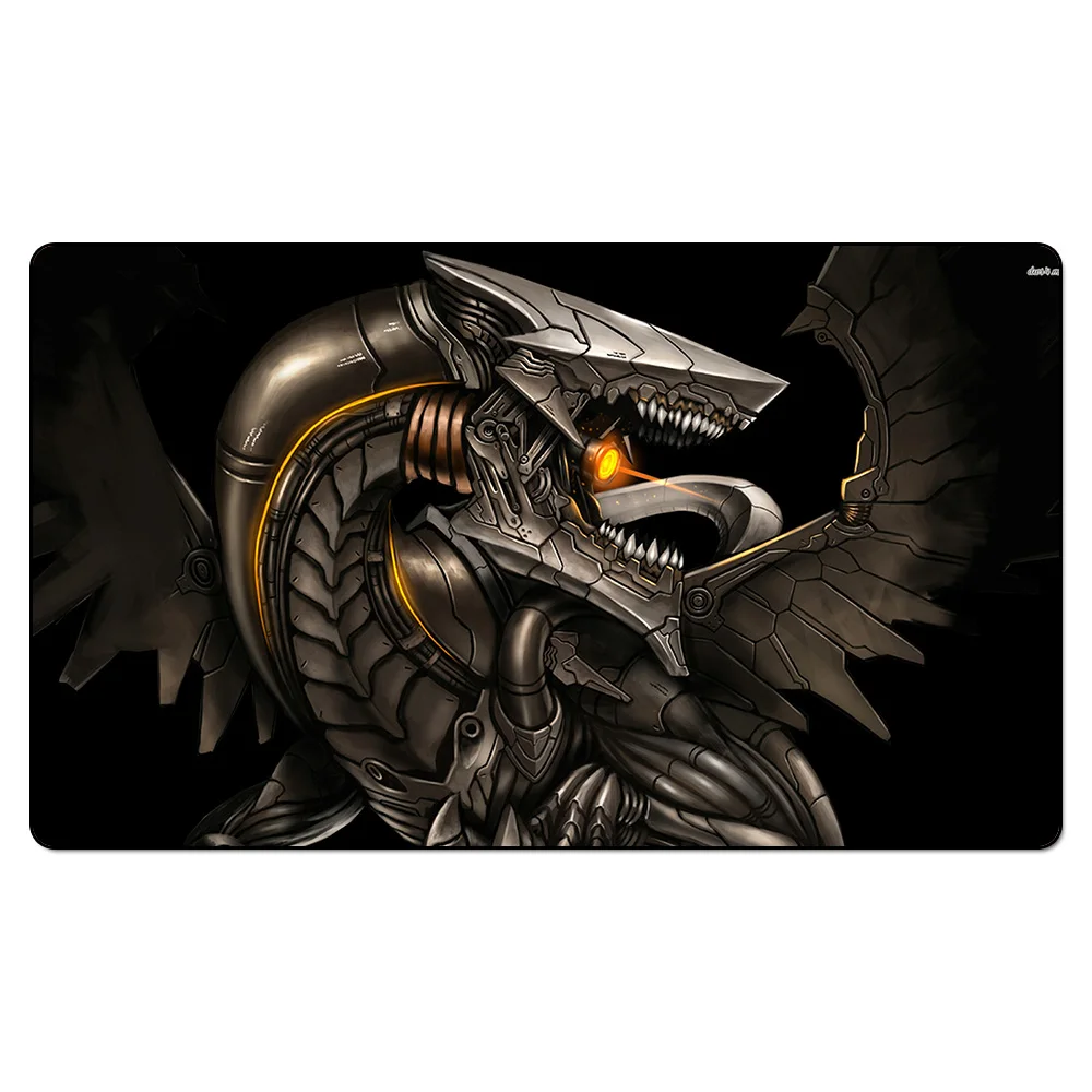 Yu Gi Oh Blue Eyes Белый Дракон игровой коврик) Настольные игры playmats, YGO карты игровой коврик, пользовательские игры дизайн игровой коврик с плеймат сумка - Цвет: Yugioh Cyber Dragon