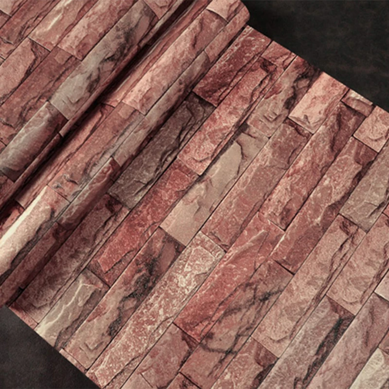 3D рельефные кирпичные обои современная простая текстура мраморного камня для